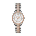 Buy Michael Kors Analog White Dial Two Tone Stainless Steel Women's Watch - MK4388 in Pakistan