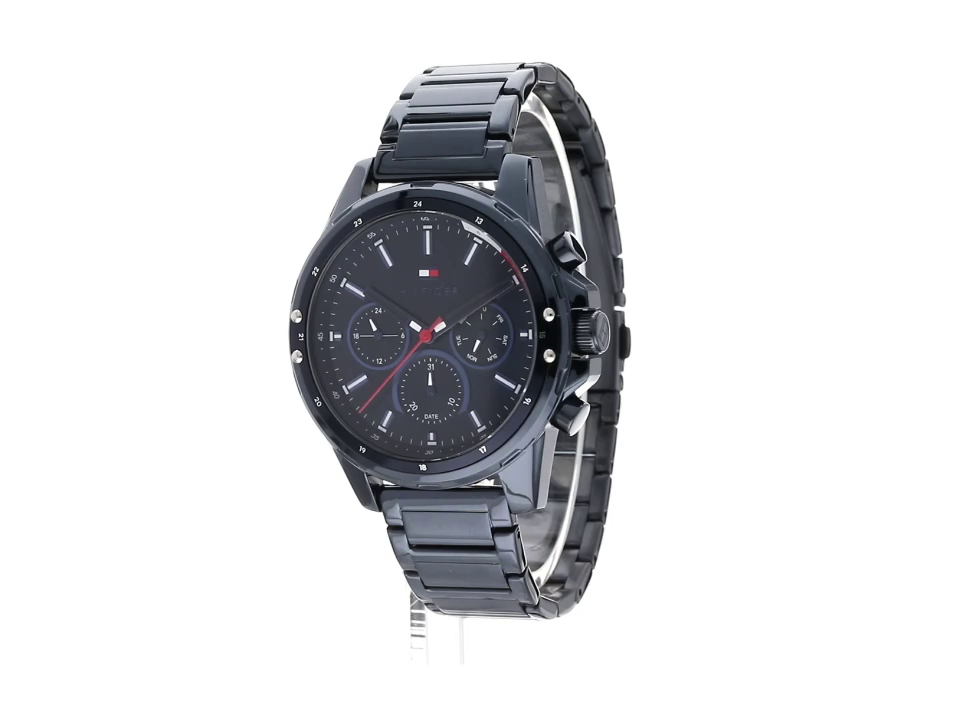 Buy Tommy Hilfiger Mason Blue Dial Blue Steel Strap Watch for Men - 1791789 in Pakistan