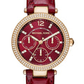 Buy Michael Kors Mini Parker Red Dial Red Leather Strap Ladies Watch - Mk6451 in Pakistan