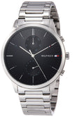 Buy Tommy Hilfiger Mens Quartz Stainless Steel Black Dial 44mm Watch - 1710407 in Pakistan
