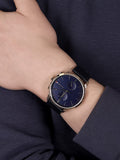 Buy Tommy Hilfiger Mens Quartz Leather Strap Blue Dial 44mm Watch - 1710405 in Pakistan