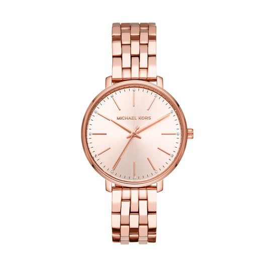 Buy Michael Kors Women's Pyper Three-hand Rose Gold-tone Stainless Steel Watch - Mk3897 in Pakistan
