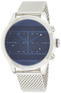 Buy Tommy Hilfiger Mens Quartz Stainless Steel Blue Dial 44mm Watch - 1791596 in Pakistan