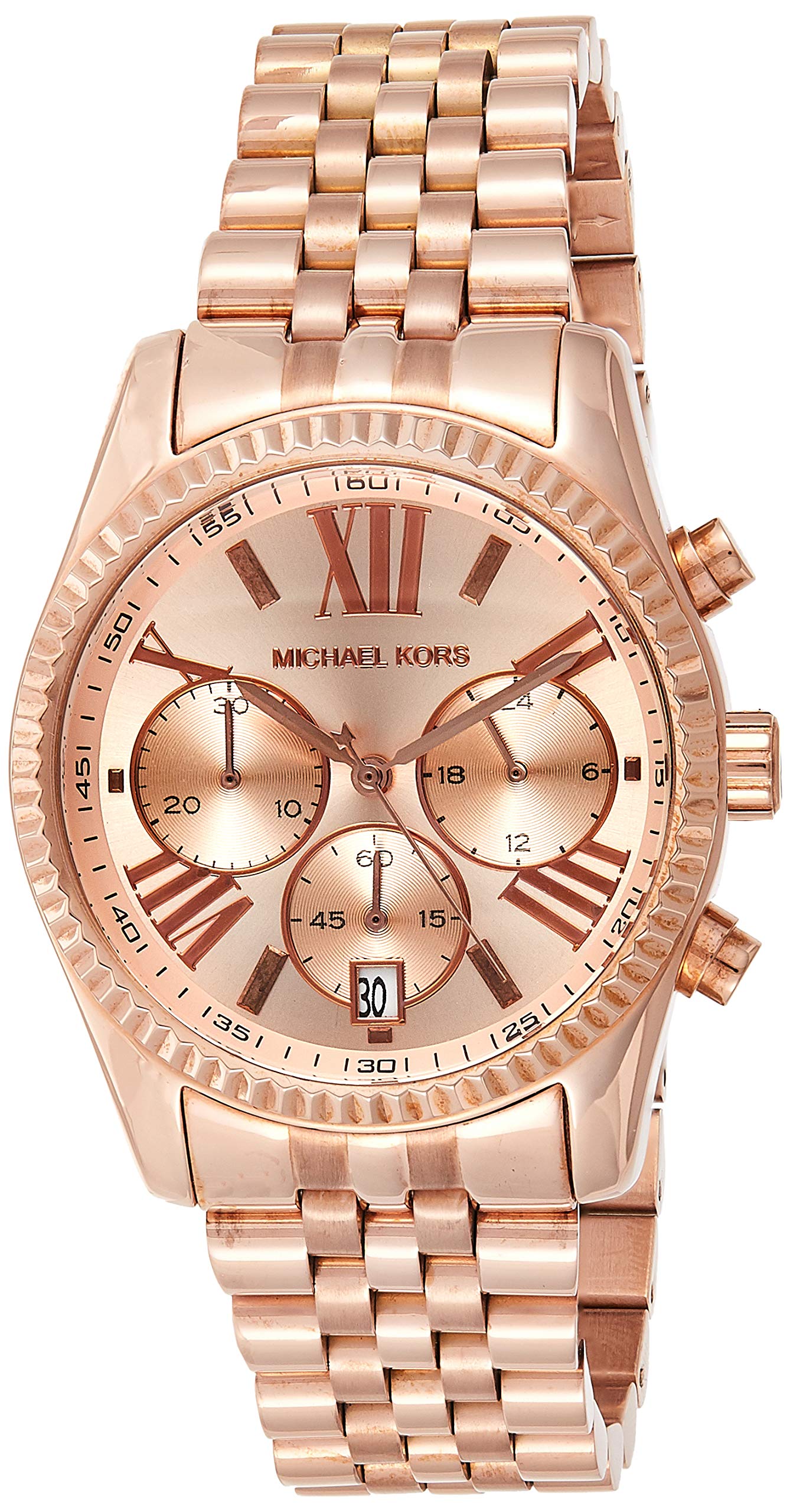 Buy Michael Kors Womens Chronograph Quartz Stainless Steel Rose Gold Dial 38mm Watch - Mk5569 in Pakistan
