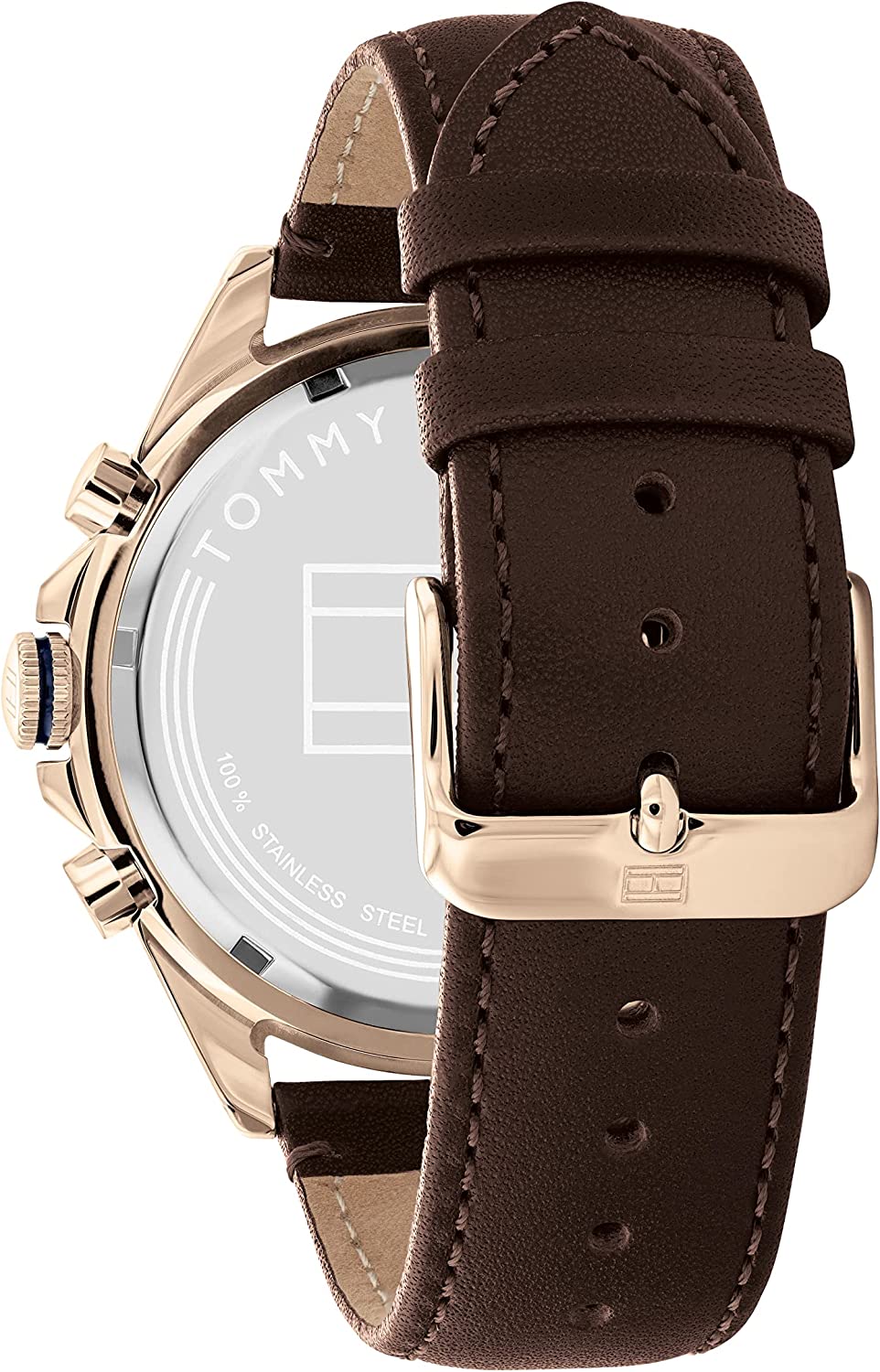 Buy Tommy Hilfiger Owen White Dial Brown Leather Strap Watch for Men - 1791966 in Pakistan