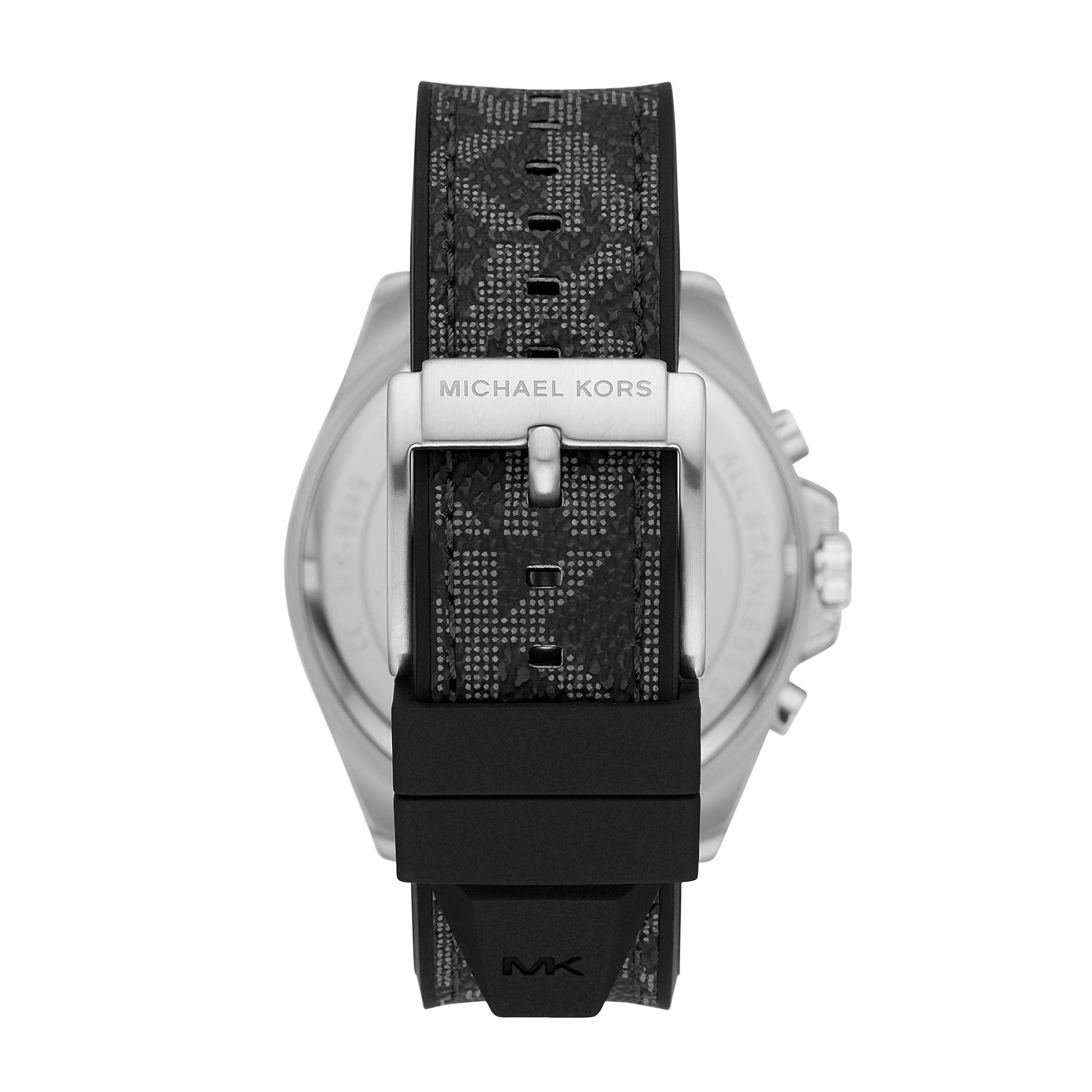 Buy Michael Kors Men's Brecken Stainless Steel Quartz Watch With Plastic Strap Black - Mk8850 in Pakistan