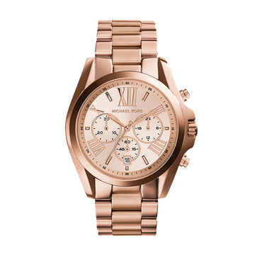 Buy Michael Kors Womens Quartz Stainless Steel Rose Gold Dial 43mm Watch - Mk5503 in Pakistan