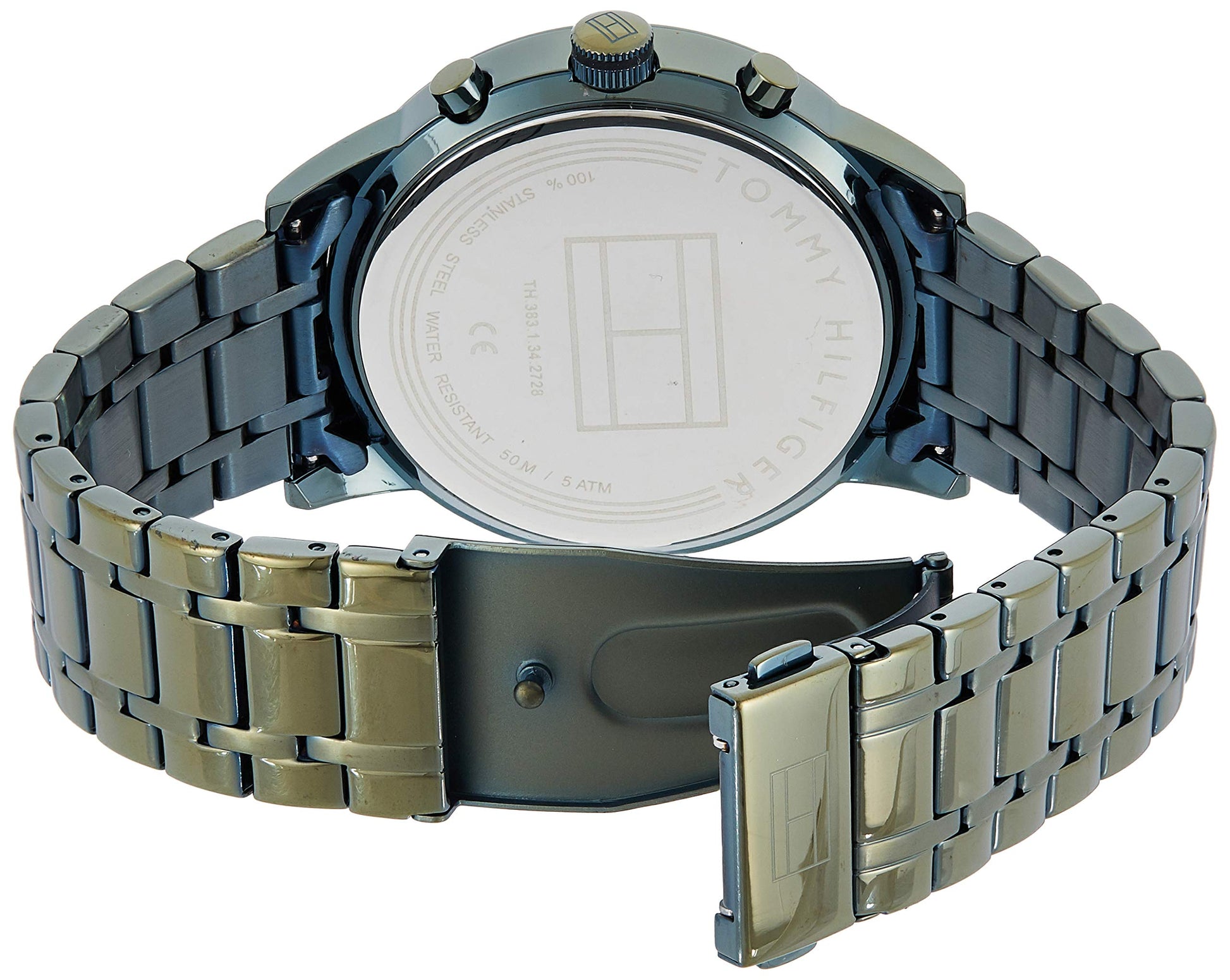 Buy Tommy Hilfiger Mens Quartz Stainless Steel Black Dial 44mm Watch - 1791634 in Pakistan