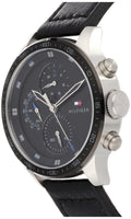 Buy Tommy Hilfiger Mens Quartz Leather Strap Black Dial 46mm Watch - 1791810 in Pakistan