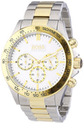 Buy Hugo Boss Mens Chronograph Two-tone Silver Dial Watch - 1512960 in Pakistan