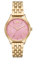 Buy Michael Kors Lexington Quartz Pink Dial Gold Steel Strap Ladies Watch - Mk6640 in Pakistan