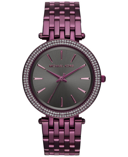 Buy Michael Kors Darci Gunmetal Dial Pink Stainless Steel Strap Ladies Watch - Mk3554 in Pakistan
