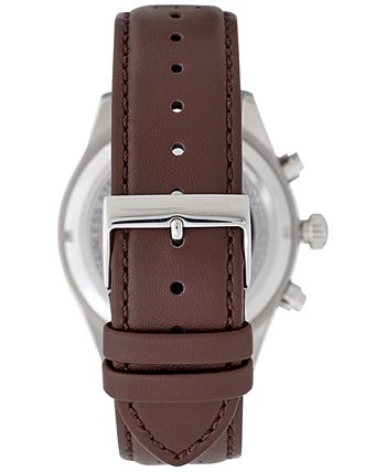 Buy Hugo Boss Mens Chronograph Quartz Leather Strap Grey Dial 44mm Watch - 1513476 in Pakistan