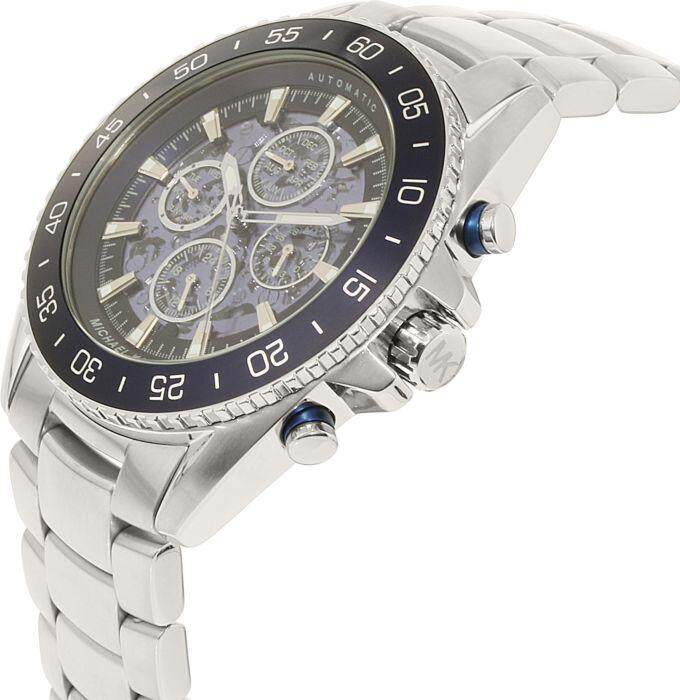 Buy Michael Kors Jetmaster Men's Watch Blue Dial Silver Stainless Steel Strap - Mk9024 in Pakistan