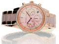 Buy Michael Kors Ritz Chronograph Quartz Crystal Two Tone Strap Ladies Watch - MK6769 in Pakistan