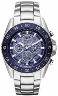 Buy Michael Kors Jetmaster Men's Watch Blue Dial Silver Stainless Steel Strap - Mk9024 in Pakistan