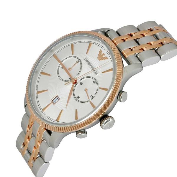 Buy Emporio Armani Men's Quartz Stainless Steel Silver Dial 43mm Watch AR1826 in Pakistan