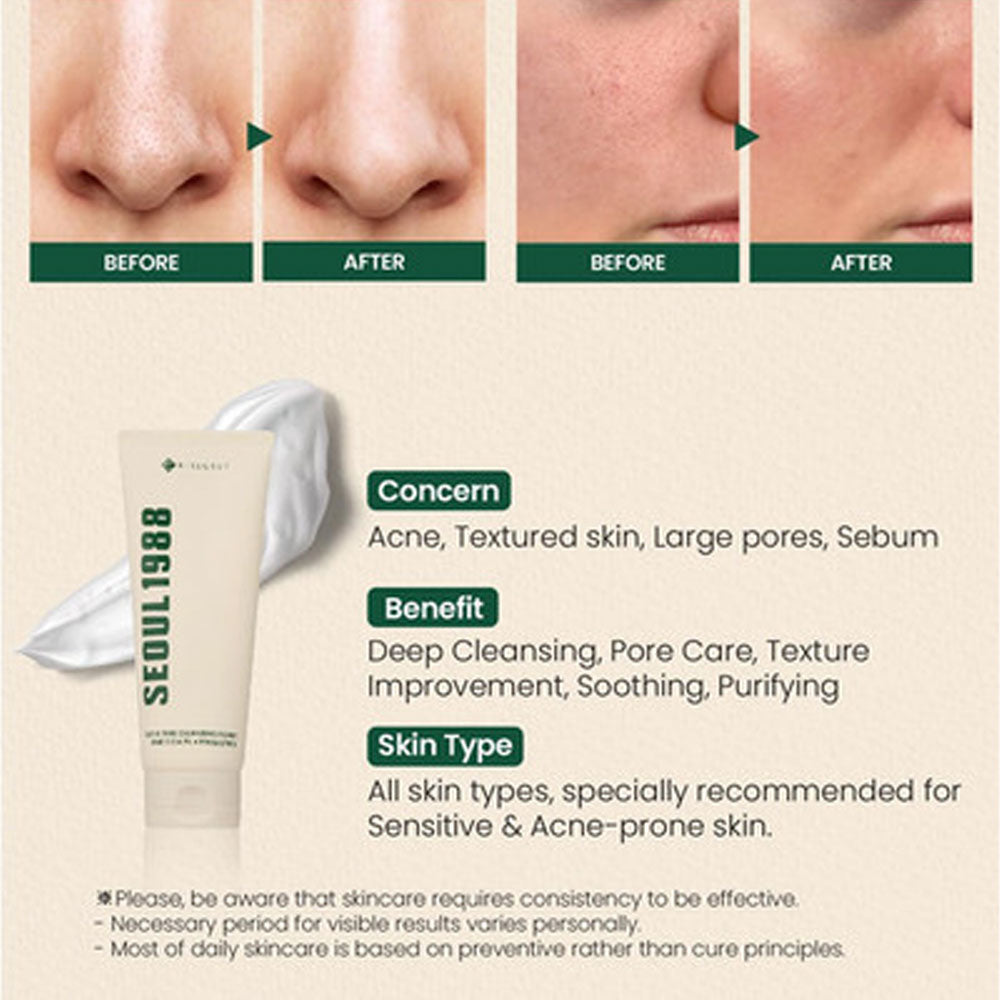 Buy K-Secret Seoul 1988 Pine Cica 1% + Probiotics Cleansing Foam -150ml in Pakistan