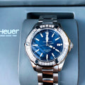 Buy Tag Heuer Aquaracer Blue Dial with Diamonds Silver Steel Strap Watch for Women - WAY131N.BA0748 in Pakistan
