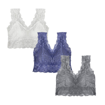 Buy Pack of 3 Bra - Aluva Lace in Pakistan