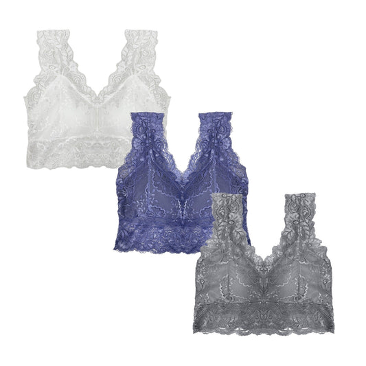 Buy Pack of 3 Bra - Aluva Lace in Pakistan