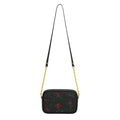 Buy Floral Chic Crossbody Bag - Black in Pakistan