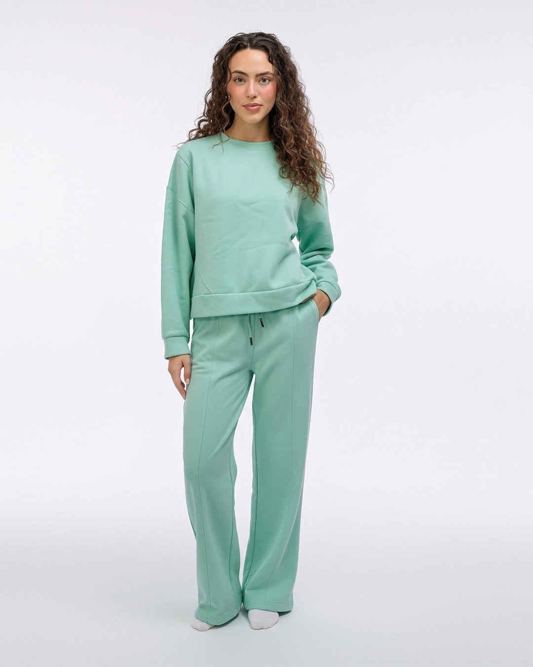 Buy Sajiero Fleece Tracksuit – Warm Set - Green in Pakistan