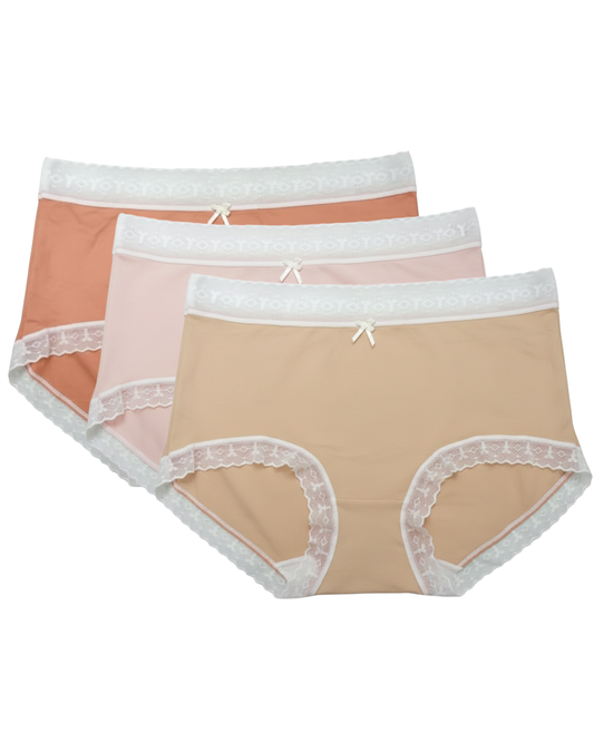 Buy Sajiero Pack of 3 Panty - Lace Petal in Pakistan