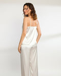 Buy Sajiero Silk Sleeveless Pj Suit - Dream Silk in Pakistan