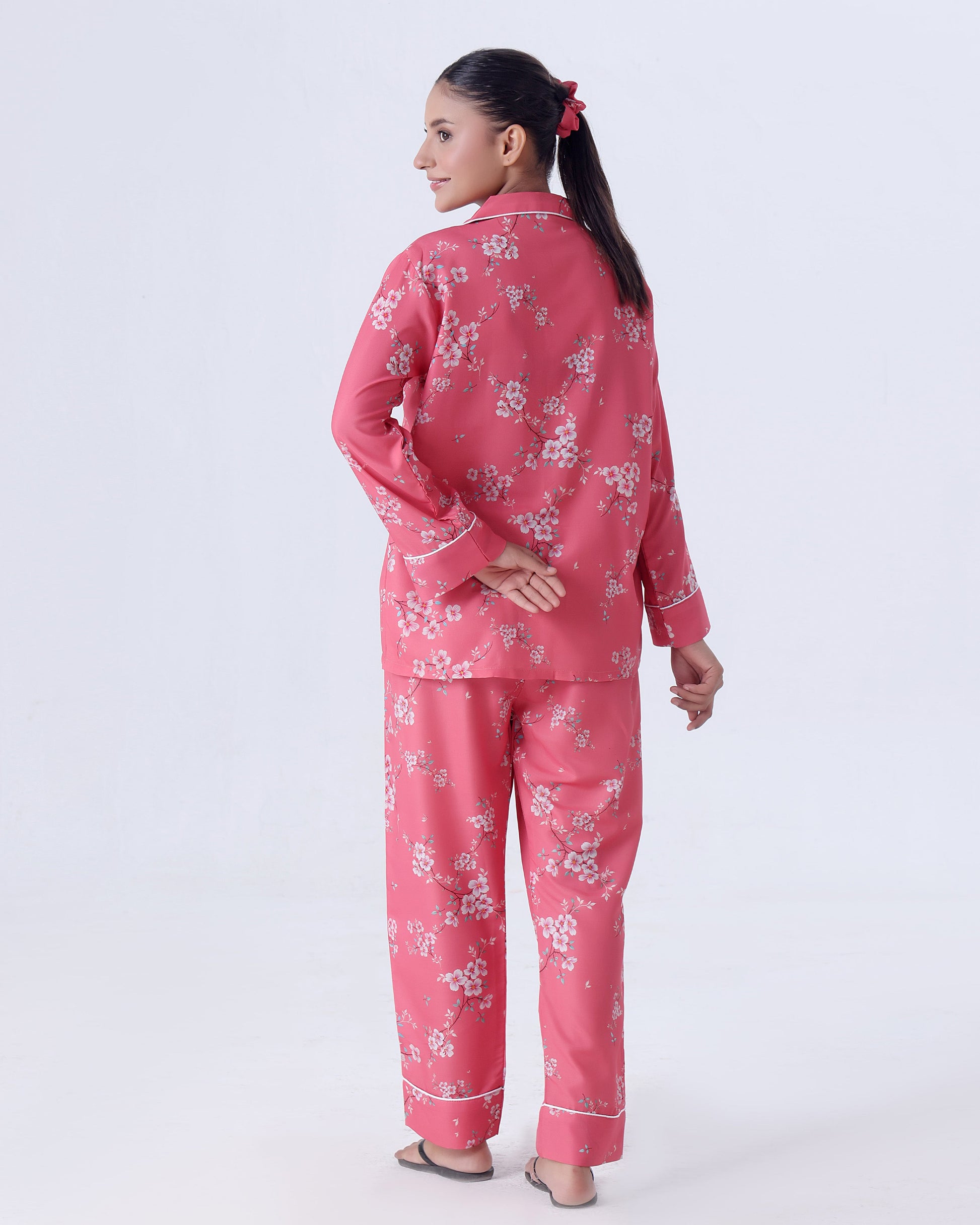 Buy Sajiero Summer Pajama Suit - Cozy Pink in Pakistan