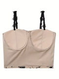 Buy Florea - Camisole Floral Bra Flower Strap - Cream in Pakistan