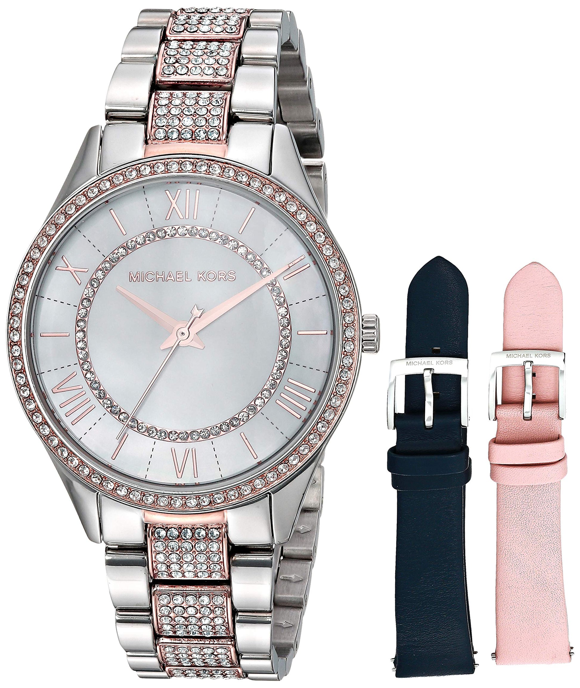 Buy Michael Kors Ladies Lauryn Two-Tone Mother of Pearl Watch - Mk4366 in Pakistan