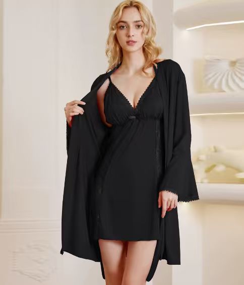 Buy Sajiero Gown Set - Amira Set - Black in Pakistan