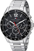 Buy Tommy Hilfiger Mens Analog Display Quartz Black Dial 46mm Watch - 1791104 in Pakistan