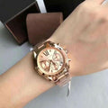 Buy Michael Kors Womens Quartz Stainless Steel Rose Gold Dial 43mm Watch - Mk5503 in Pakistan