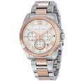 Buy Michael Kors Brecken Chronograph White Dial Two Tone Steel Strap Ladies Watch - Mk6368 in Pakistan