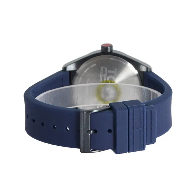 Buy Tommy Hilfiger Monogram Pop Grey Dial Blue Rubber Strap Watch for Men - 1791775 in Pakistan
