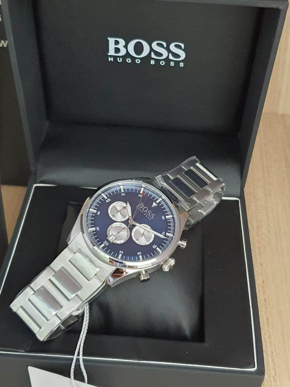 Buy Hugo Boss Mens Chronograph Quartz Stainless Steel 44mm Watch - 1513713 in Pakistan