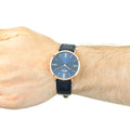 Buy Hugo Boss Mens Quartz Blue Leather Strap Blue Dial 40mm Watch - 1513371 in Pakistan