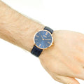 Buy Hugo Boss Mens Quartz Blue Leather Strap Blue Dial 40mm Watch - 1513371 in Pakistan