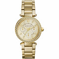 Buy Michael Kors Womens Quartz Chronograph Stainless Steel Gold Dial 33mm Watch - Mk6056 in Pakistan