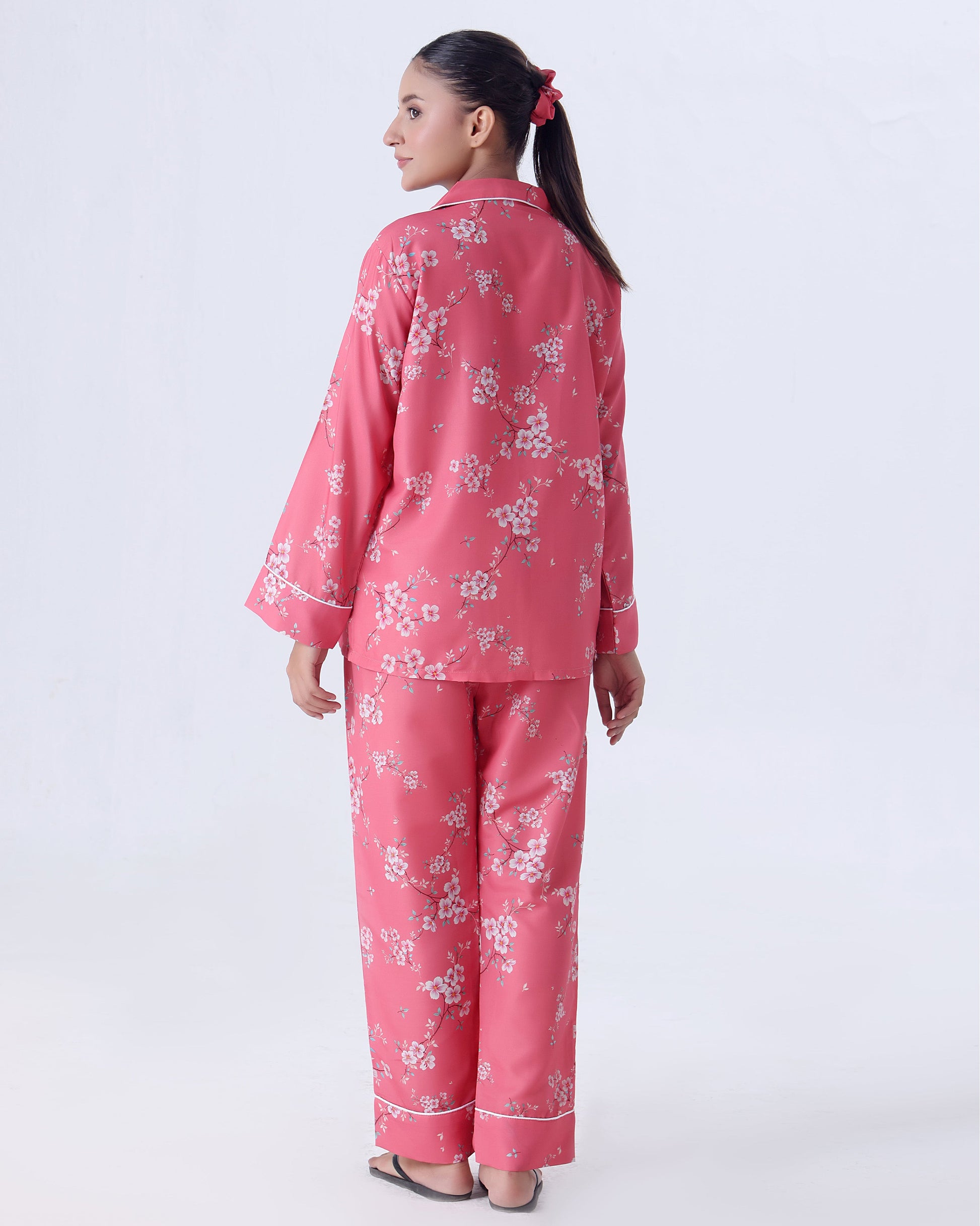 Buy Sajiero Summer Pajama Suit - Cozy Pink in Pakistan