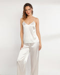 Buy Sajiero Silk Sleeveless Pj Suit - Dream Silk in Pakistan