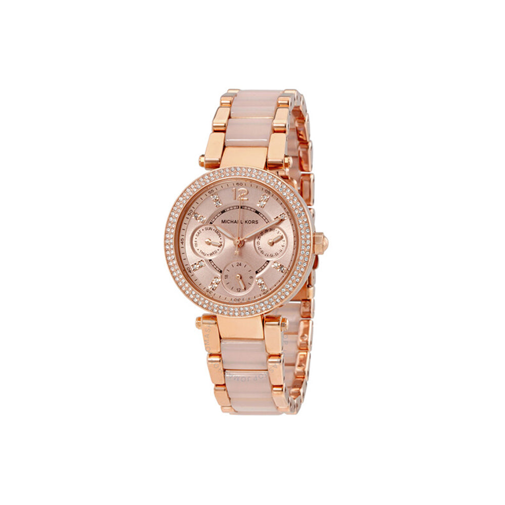 Buy Michael Kors Womens Quartz Stainless Steel Rose Gold Dial 33mm Watch - Mk6110 in Pakistan