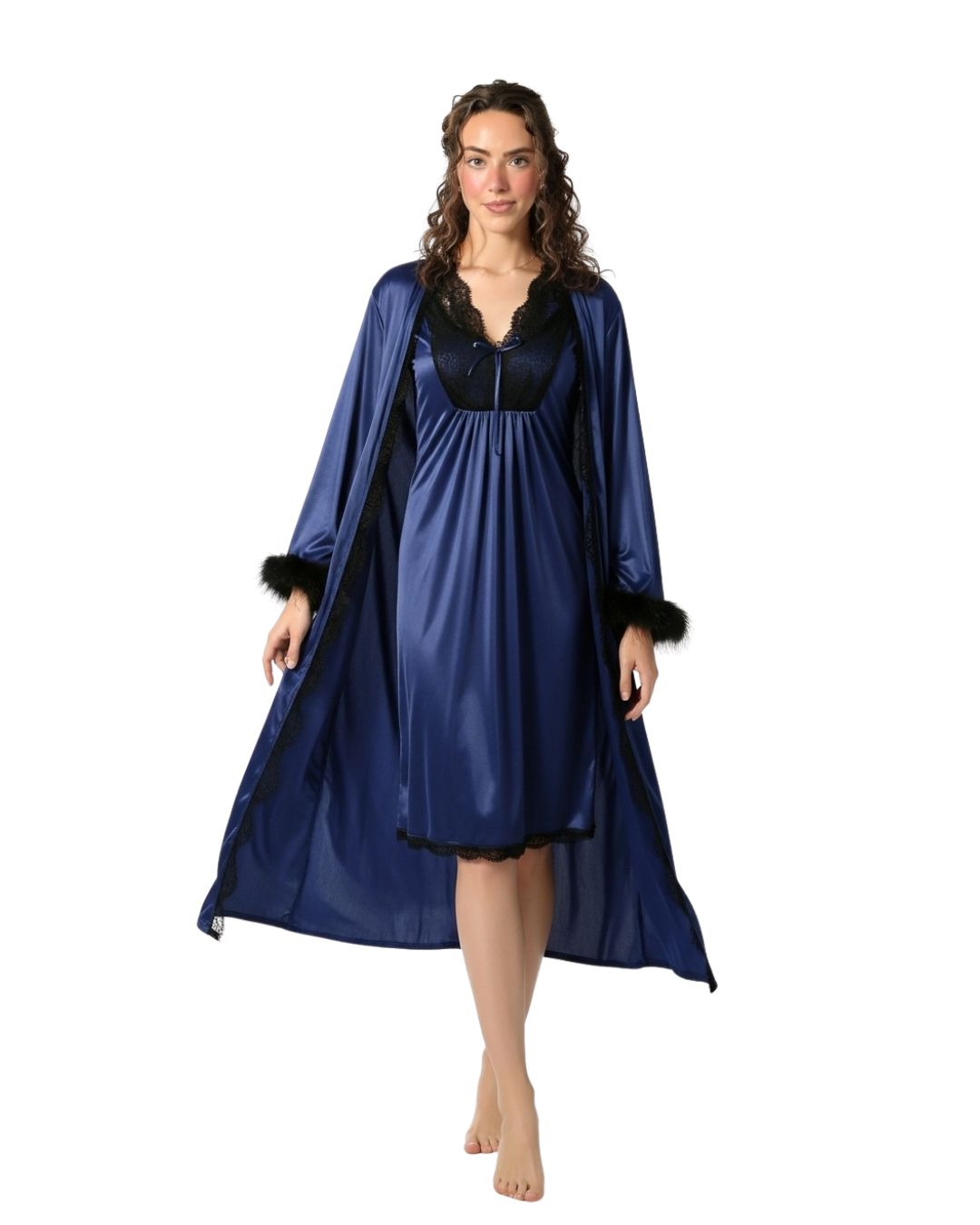 Buy Sajiero Gown Set - Rivya - Blue in Pakistan