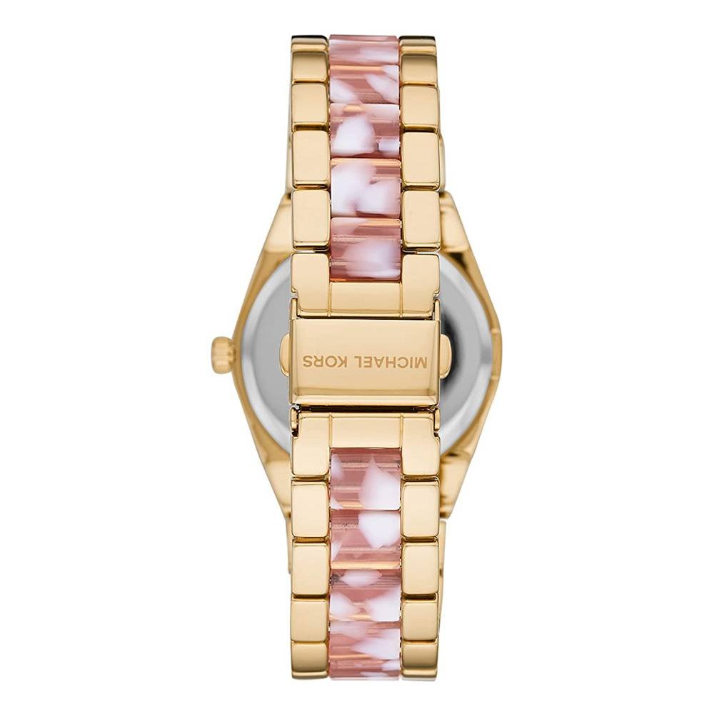 Buy Michael Kors Channing Pink Dial Two Tone Steel Strap Watch for Women - MK6650 in Pakistan