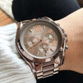 Buy Michael Kors Bradshaw Chronograph Sable Dial Brown Steel Strap Watch for Women  - MK6247 in Pakistan