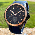 Buy Tommy Hilfiger Mens Quartz Blue Silicone Strap Blue Dial 44mm Watch - 1791860 in Pakistan