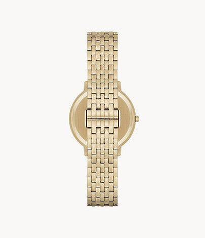 Buy Emporio Armani Classic Mother of Pearl Dial Gold Steel Strap Watch for Women - AR1907 in Pakistan
