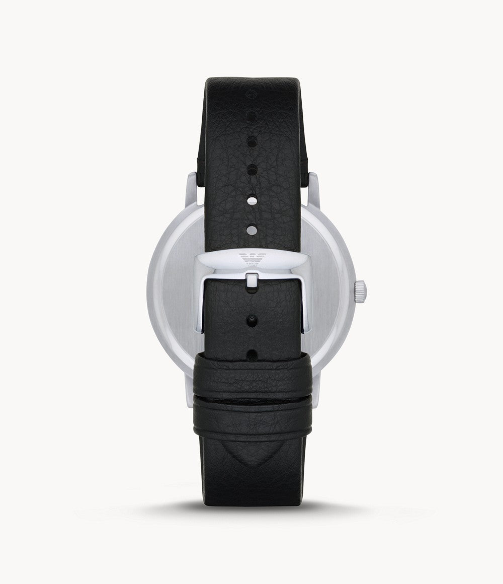 Buy Emporio Armani Men's Quartz Leather Strap Black Dial 41mm Watch AR11013 in Pakistan